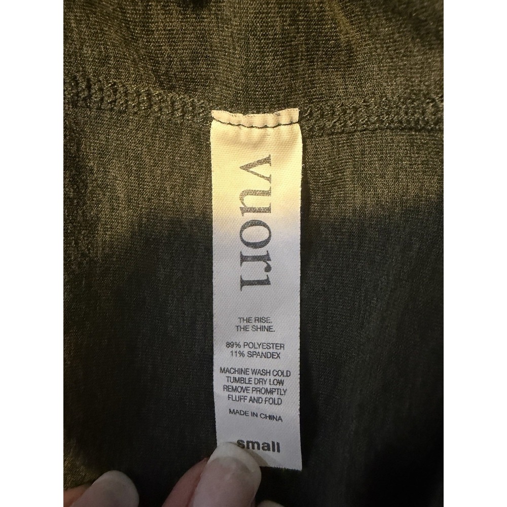Vuori Halo Performance Full Zip Hoodie Women's Small Green - Picture 10 of 11
